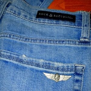 EUC ROCK & REPUBLIC JEANS SIZE 6